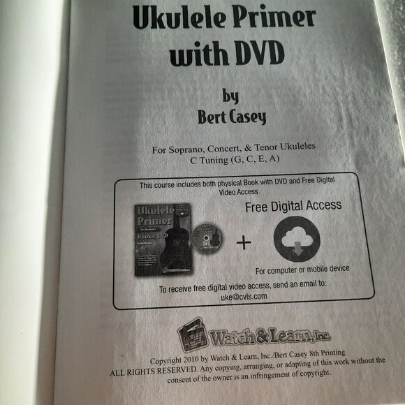 Ukulele Primer Book & DVD - Picture 5 of 7